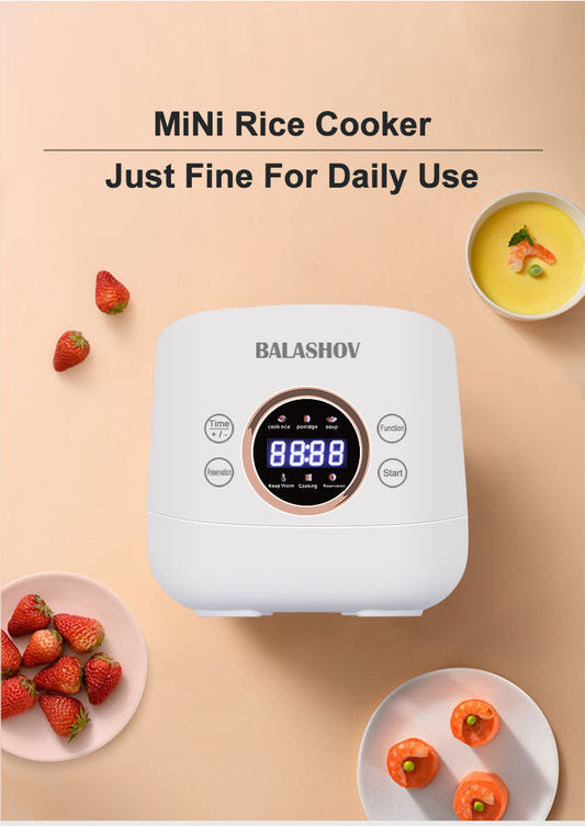 Smart Rice Cooker 2L Household Multi-Functional Integrated Fast Cooking Soup Rice Cookers Kitchen Household Appliances EU Plug