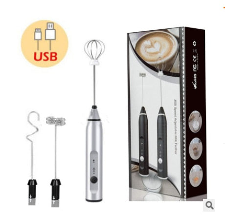 Experience Perfectly Frothed Coffee Anytime with the Wireless Electric Milk Frother