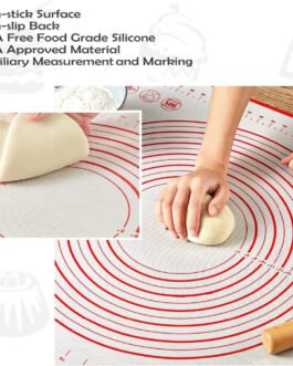 Oversize 80/70/60cm Silicone Baking Mat Rolling Kneading Pad Pastry Tools Crepes Pizza Dough Non-Stick Silicone Mat For Kitchen