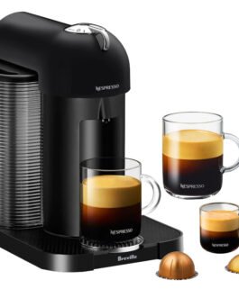 Nespresso Vertuo Coffee and Espresso Machine by Breville, Matte Black: Enjoy Barista-Quality Coffee at Home