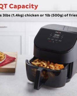 Instant Vortex 5-Quart Single Basket 4-in-1 Air Fryer Oven with Clearcook Window