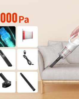 Xiaomi 12000PA Portable Car Vacuum: Wireless Professional Cleaner