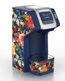 Hamilton Beach FlexBrew Single-Serve Coffee Maker with Floral Design – Brews Pods and Grounds, 6-14 oz Cups