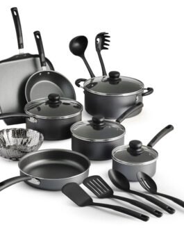 Upgrade Your Culinary Experience with Tramontina Primaware 18 PCS Aluminum Non-stick Cookware Set: Cook Like a Pro with Style and Convenience!